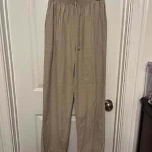Vintage Stonebridge Striped Linen Pants